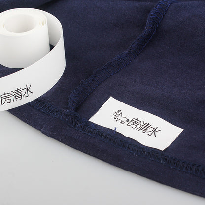 Tira de etiquetas para personalizar otros objetos o ropa negra